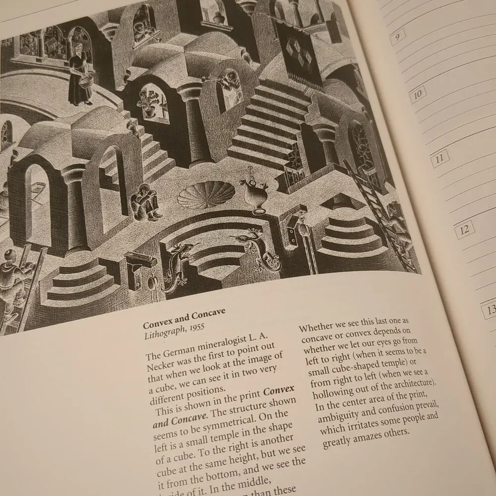 M. C. Escher Daybook & Journal Bruno Ernst 1995 Artbooks Good Condition Unused